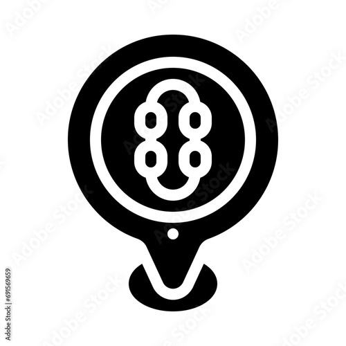 skate park glyph icon