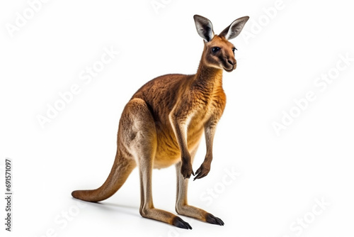 Kangaroo isolated on white background © Inlovehem