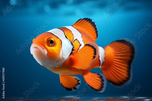 Obraz na płótnie Clown fish isolated on white background