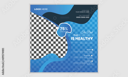 medical social media post design