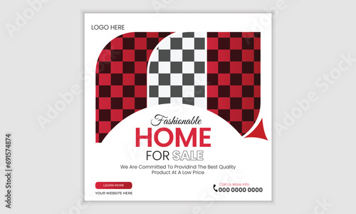 real estate social media post design