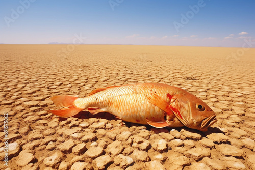 Fish die in the dry land