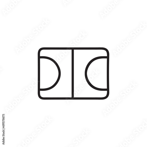 Stadion icon. Simple style Stadion theme poster background symbol. Stadion brand logo design element. Stadion t-shirt printing. Vector for sticker.