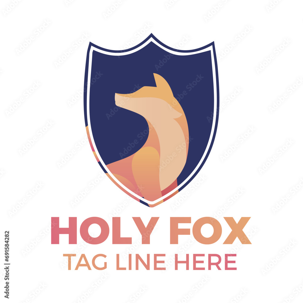 Vector awesome fox logo vector Vector awesome fox logo vector