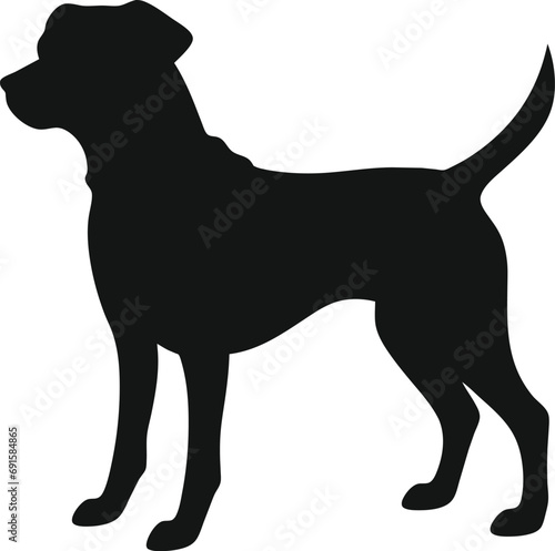 Dog Silhouette graphic design black with white background breed husky puppy golden retriever bulldog german shepard border collie york