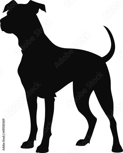 Dog Silhouette graphic design black with white background breed husky puppy golden retriever bulldog german shepard border collie york