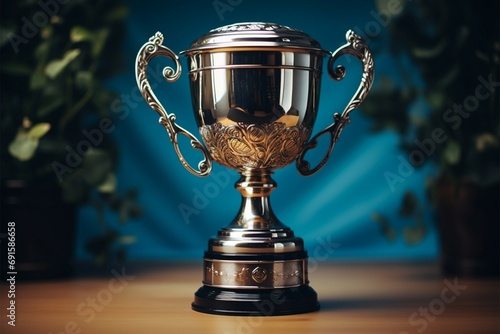 champion Award trophy cup winner concept