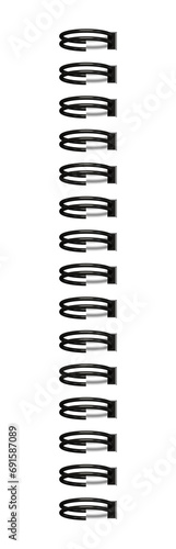 Relistic Black Dubble Binder Ring-1
