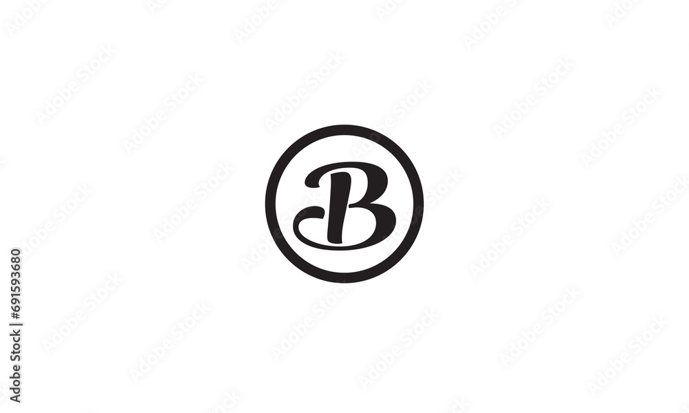 B, BB , Abstract Letters Logo Monogram B, BB , Abstract Letters Logo Monogram