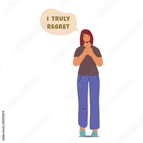 Woman Uttered A Heartfelt Apology With Genuine Remorse, Her Eyes Reflecting Regret As She Sincerely Said Sorry