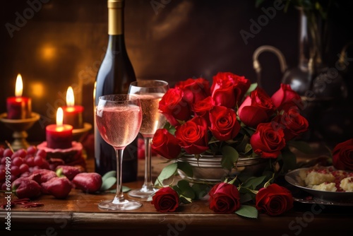 Romantic Celebration Of Valentine's Day