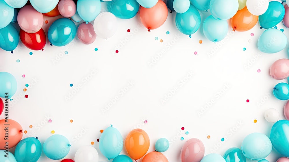 balloons isolated on white background balloons isolated on white background