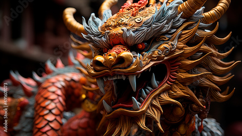 Dragón Chino. Año nuevo Chino. Año del dragón. Zodiaco Chino. © Eva