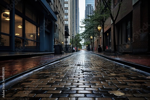 sidewalk in the city