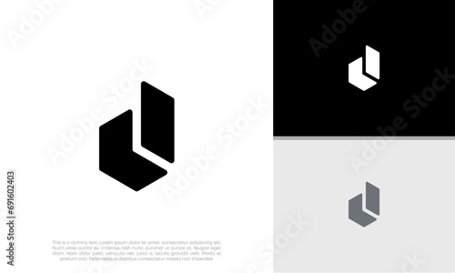 Initials D logo design. Initial Letter Logo.
