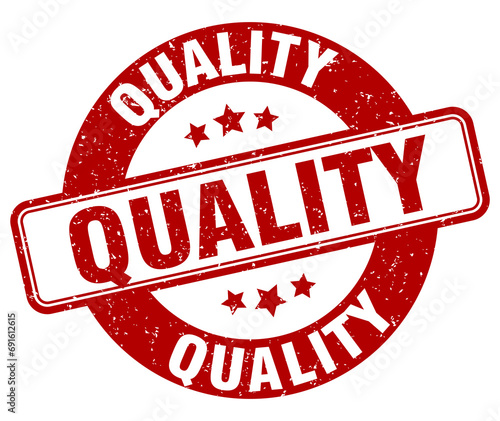 quality stamp. quality label. round grunge sign