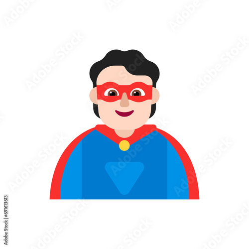Superhero: Light Skin Tone