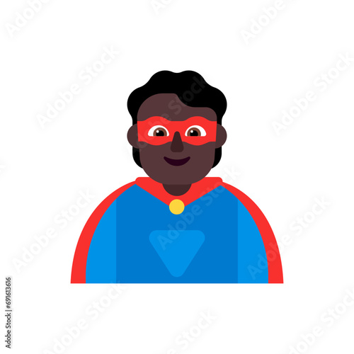  Superhero: Dark Skin Tone
