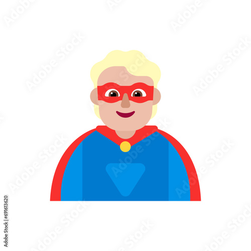 Superhero: Medium-Light Skin Tone