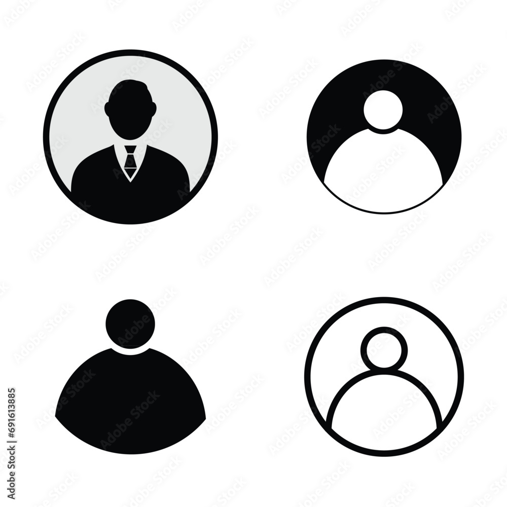 profile and person icon design profile and person icon design