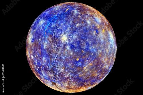 Fototapeta Naklejka Na Ścianę i Meble -  Planet Mercury. Elements of this image furnished by NASA