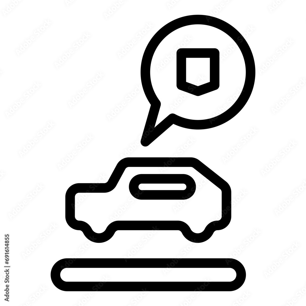 driving line icon driving line icon
