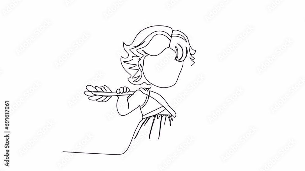 Cute cupid , one line drawing animation. Video clip with alpha channel. Cute cupid , one line drawing animation. Video clip with alpha channel.