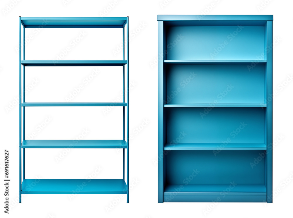 blue shelf set - collection of various blue shelves - isolated transparent PNG - premium pen tool cutout blue shelf set - collection of various blue shelves - isolated transparent PNG - premium pen tool cutout