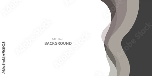 Colorful vector wave modern background with white space for text and message. concept design 