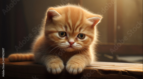 realistic image of sad cat  © Mix Creative