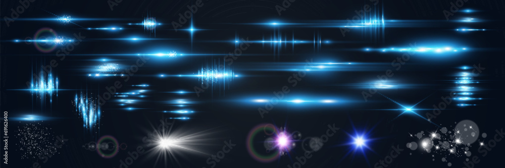 Set of bright light rays.Brigh light on the background.
Set of bright light rays.Brigh light on the background.