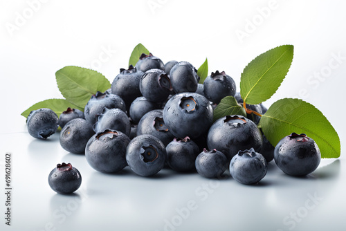 Blueberry on background. Juicy blue berry, fresh and sweet