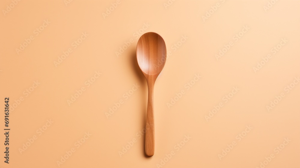 a wooden spoon sitting on top of a peach colored table next to a wooden spoon with a wooden spoon rest on top of a peach colored table next to a peach colored wall. a wooden spoon sitting on top of a peach colored table next to a wooden spoon with a wooden spoon rest on top of a peach colored table next to a peach colored wall.
