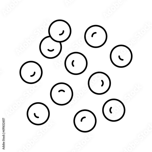 amino acids biochemistry line icon vector. amino acids biochemistry sign. isolated contour symbol black illustration