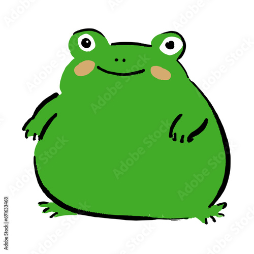 cute cartoon frog