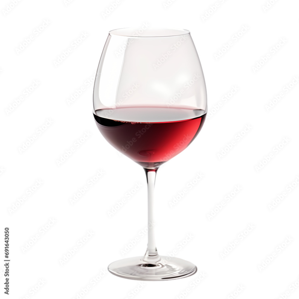Glass of red wine isolated on transparent background Glass of red wine isolated on transparent background