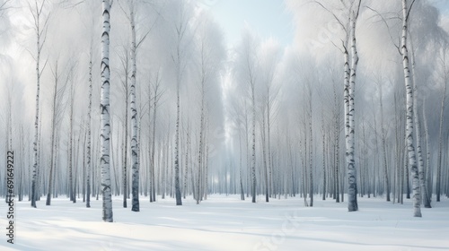  a group of trees that are standing in the snow in front of a bunch of trees that are standing in the snow in front of some trees that are standing in the snow.