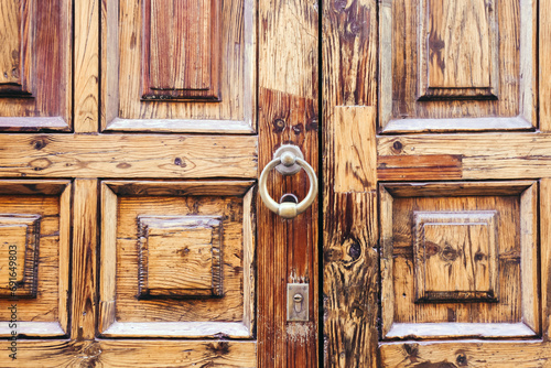 Fotografie Old wooden door background
