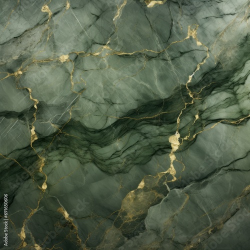 Green stone texture with gold veins