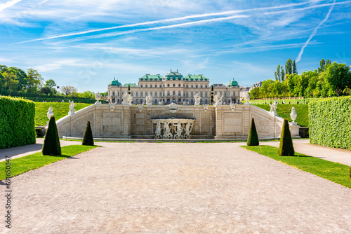 Photography Upper Belvedere palace in Vienna, Austria