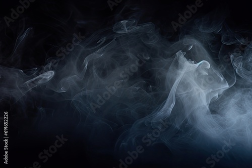 Fog in Darkness, abstract smoke background