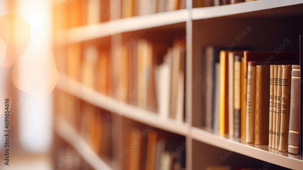 a bookshelf filled with lots of books and a blurry image of the light coming in from the window behind the bookshelf of the bookshelf. a bookshelf filled with lots of books and a blurry image of the light coming in from the window behind the bookshelf of the bookshelf.