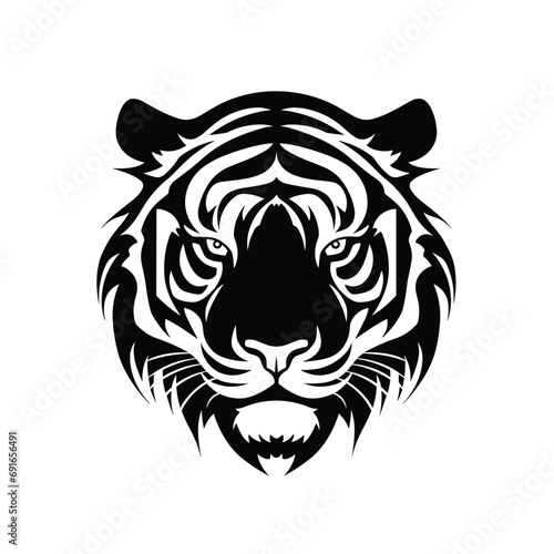 tiger head vector