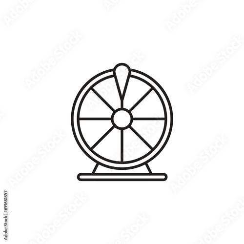 Lottery icon design. isolated on white background. vector illustration