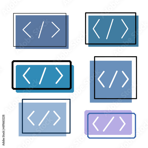Free Download Set of UI and UX icons. Simple minimalistic elements of web design. - GFXLoad