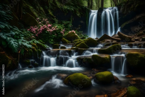 waterfall in the woods