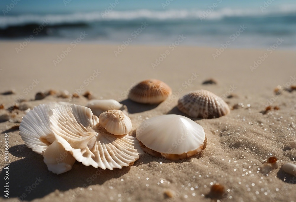 Beach finds small seashells fossil coral and sand dollars puka shells a sea urchin and a white star Beach finds small seashells fossil coral and sand dollars puka shells a sea urchin and a white star