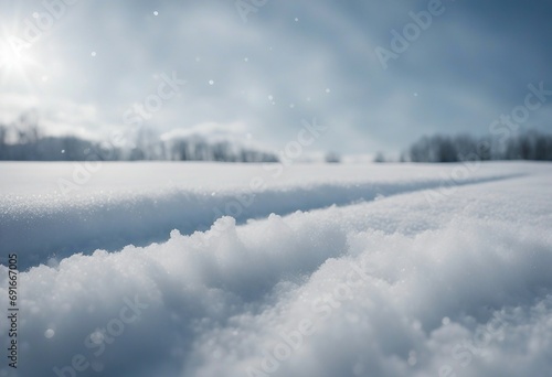 Snow Strip, white background