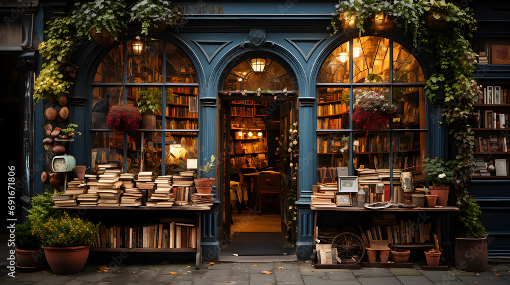 Obraz premium Nostalgic Bookshop