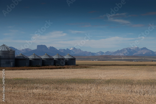 A drive in Cardston County Alberta Canada